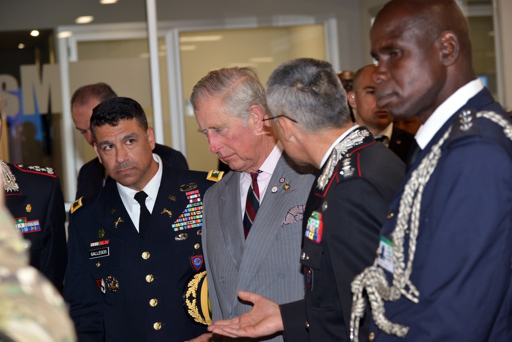 His Royal Highness Prince Charles, Prince of Wales visits at Center of Excellence for Stability Police Units (CoESPU) Vicenza, Italy