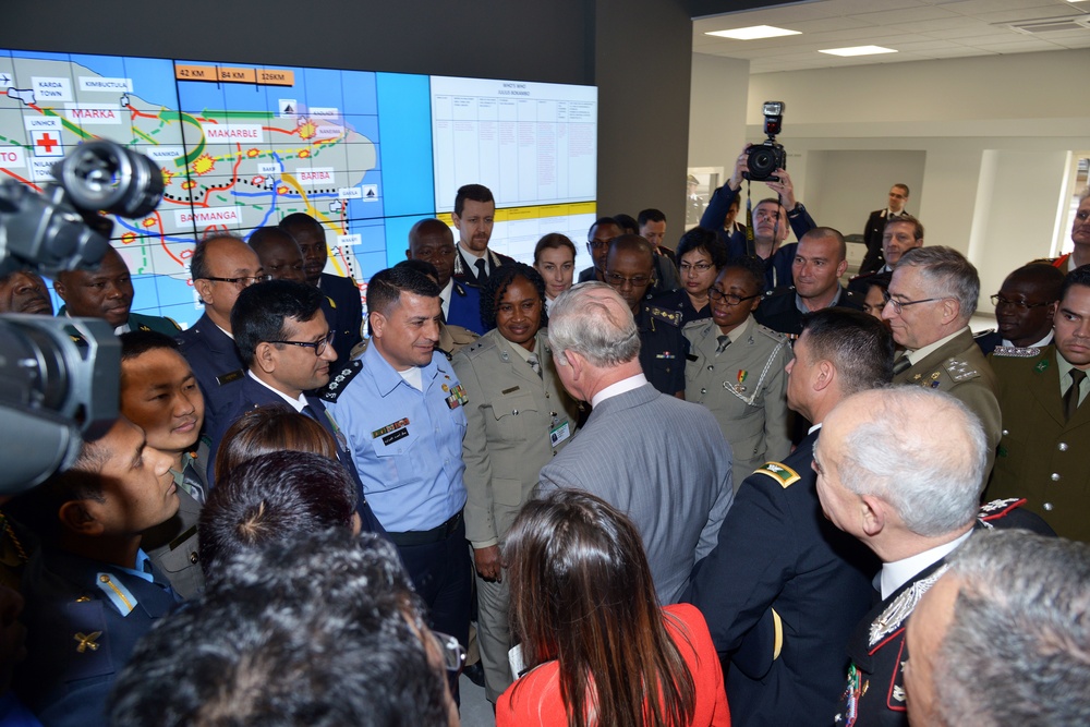 His Royal Highness Prince Charles, Prince of Wales visits at Center of Excellence for Stability Police Units (CoESPU) Vicenza, Italy