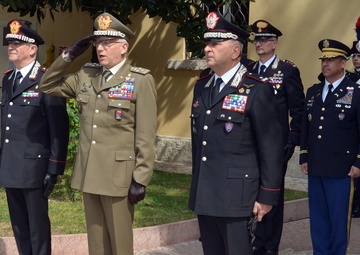 His Royal Highness Prince Charles, Prince of Wales visits at Center of Excellence for Stability Police Units (CoESPU) Vicenza, Italy