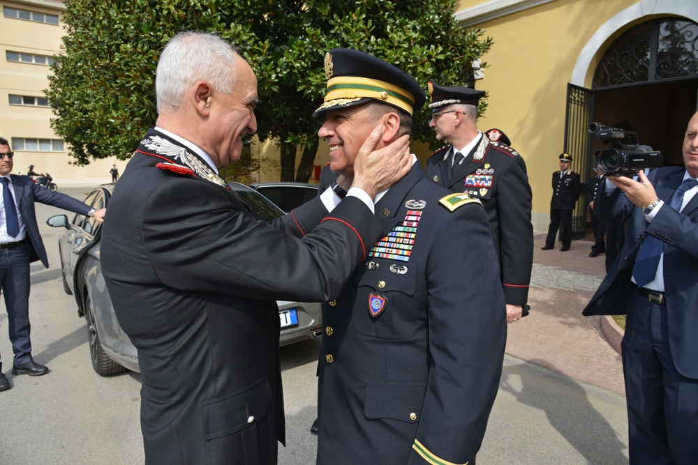 His Royal Highness Prince Charles, Prince of Wales visits at Center of Excellence for Stability Police Units (CoESPU) Vicenza, Italy