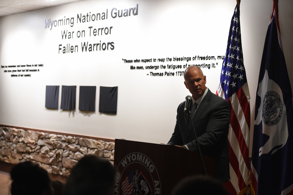 Wyo. National Guard dedicates memorial for GWOT fallen soldiers