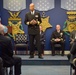 Cmdr. Michael Adams retires