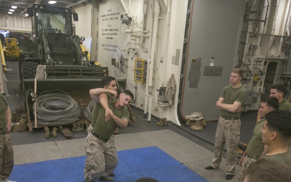 MEU Life - Martial Arts aboard the Somerset