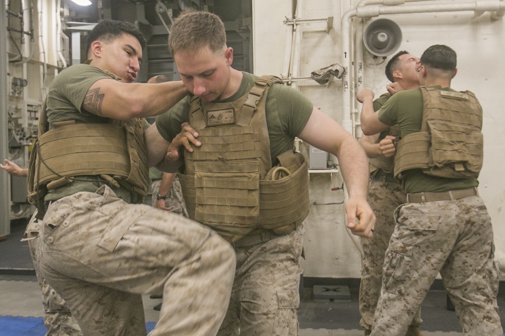 MEU Life - Martial Arts aboard the Somerset