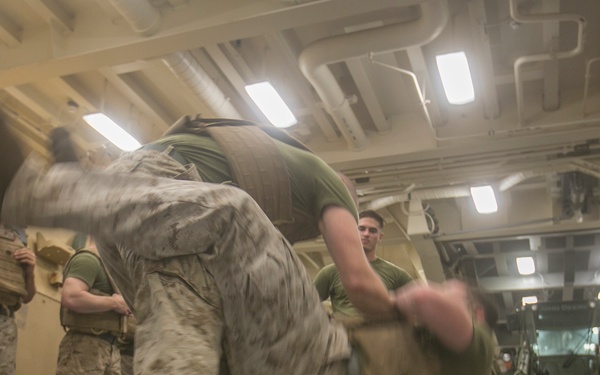 MEU Life - Martial Arts aboard the Somerset
