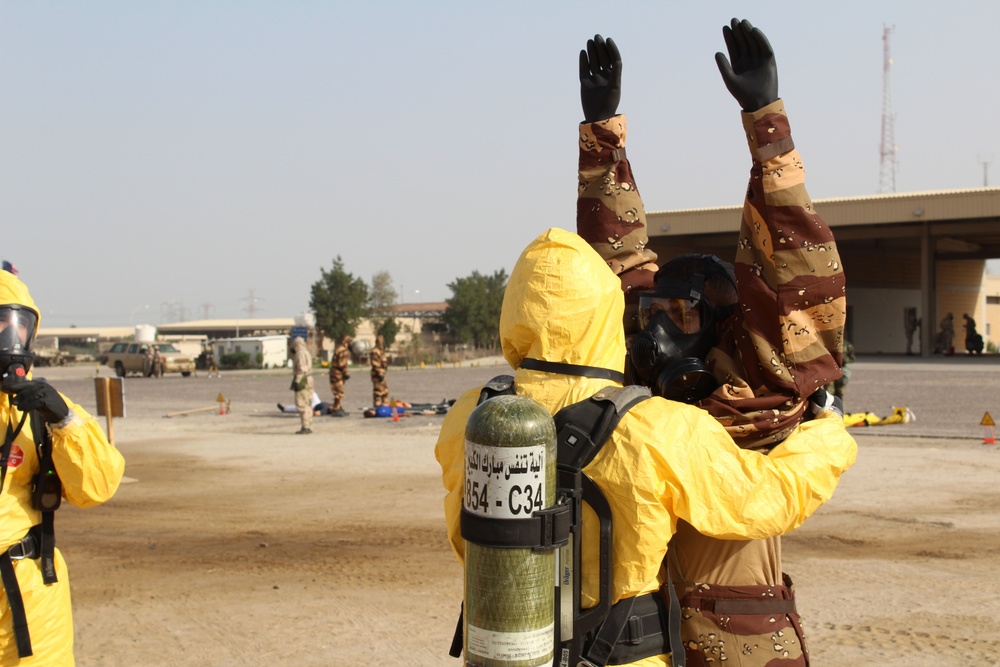 U.S., 6 Gulf Nations Conduct Chemical Weapon Attack Response Drills