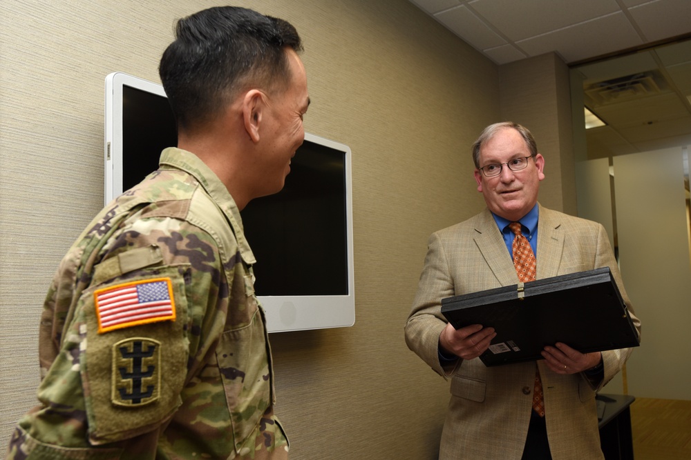 District celebrates career of its top civilian leader