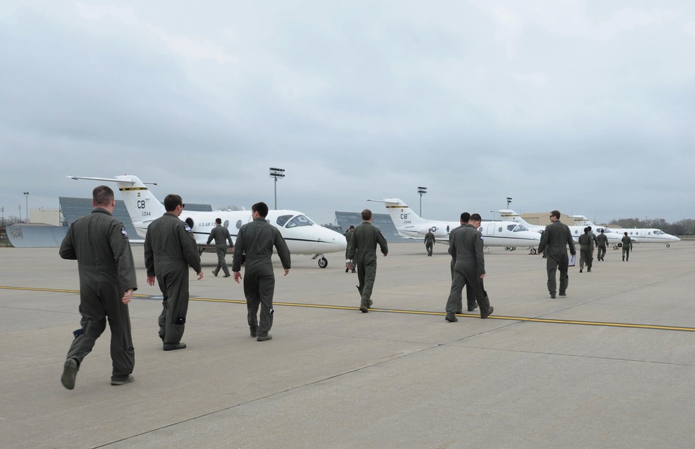 First Assignment Instructor Pilots visit McConnell