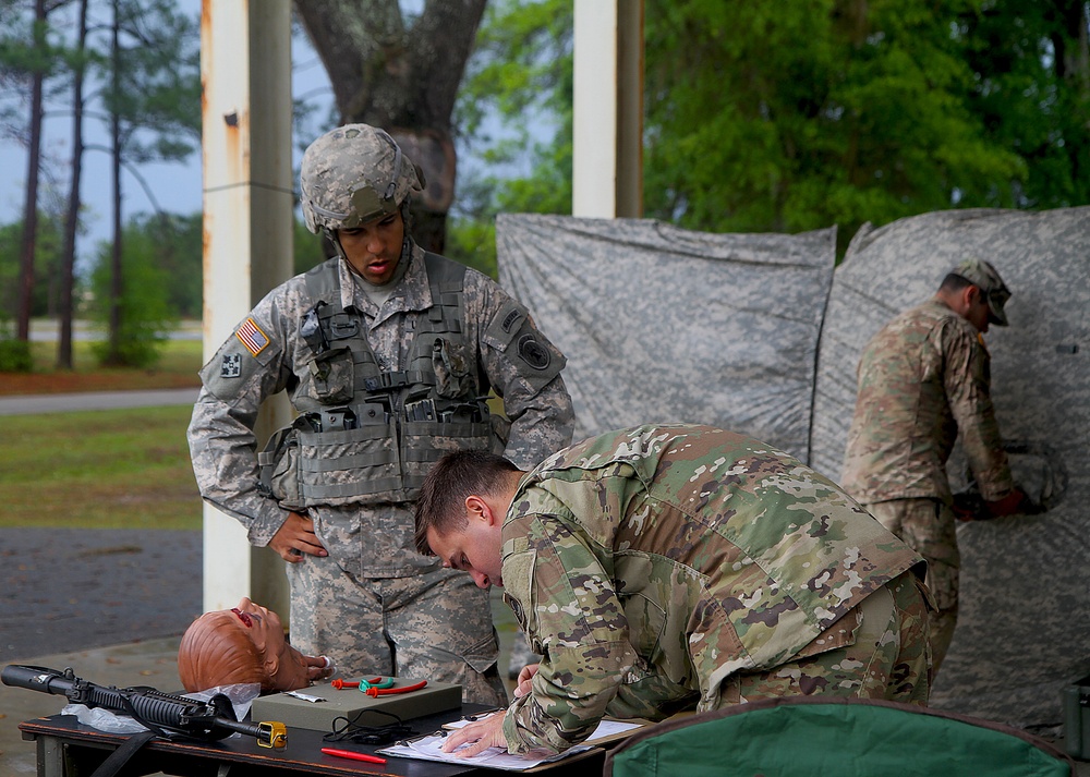 Medical training continues for the Expert Infantry Badge