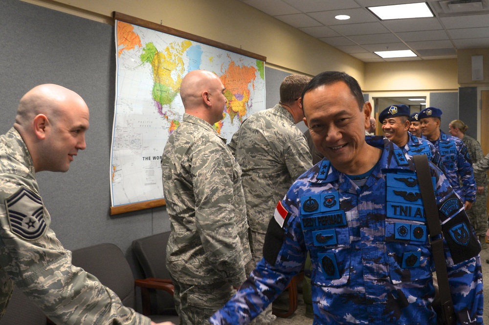 Indonesian Air Force visits the 106th Rescue Wing