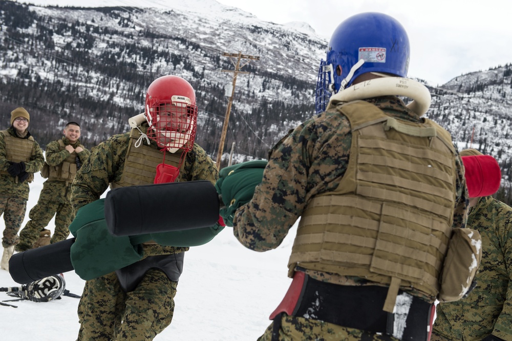 Alaska Marines conduct pugil stick training