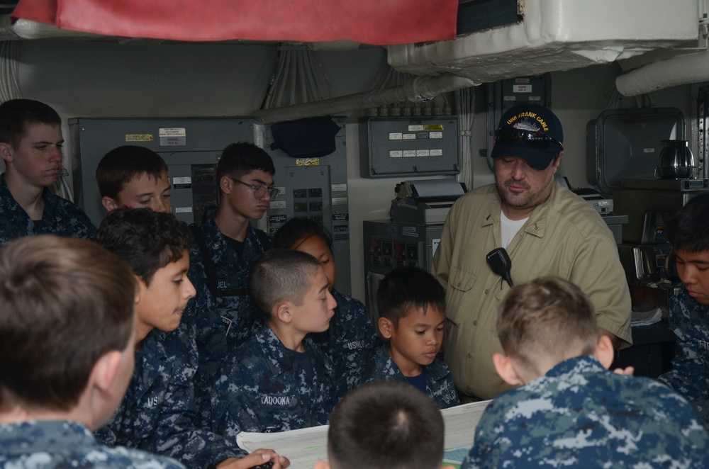 Sea Cadets Tour Frank Cable in Hawaii