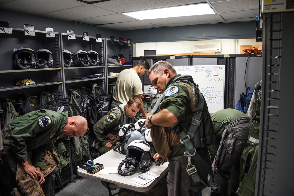 144th Figher Wing, California Air National Guard participates in Sentry Aloha 17-03.