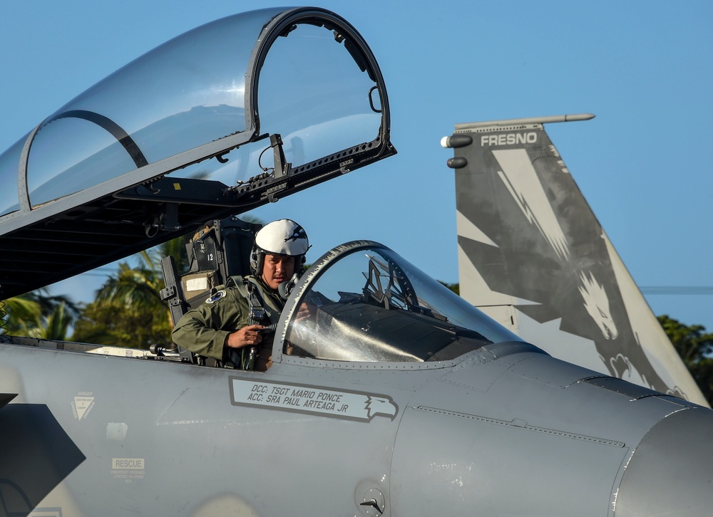 144th Figher Wing, California Air National Guard participates in Sentry Aloha 17-03.