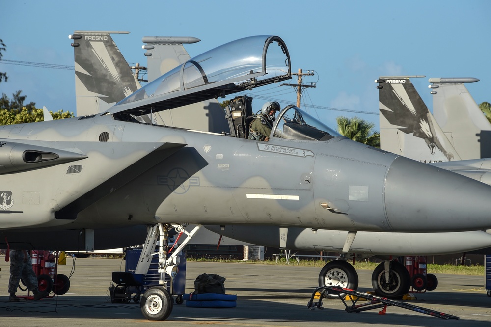 144th Figher Wing, California Air National Guard participates in Sentry Aloha 17-03.