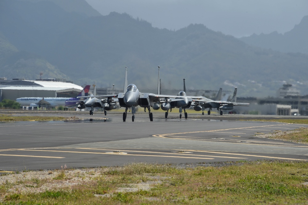 144th Figher Wing, California Air National Guard participates in Sentry Aloha 17-03.