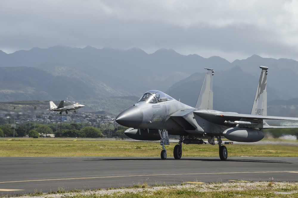 144th Figher Wing, California Air National Guard participates in Sentry Aloha 17-03.