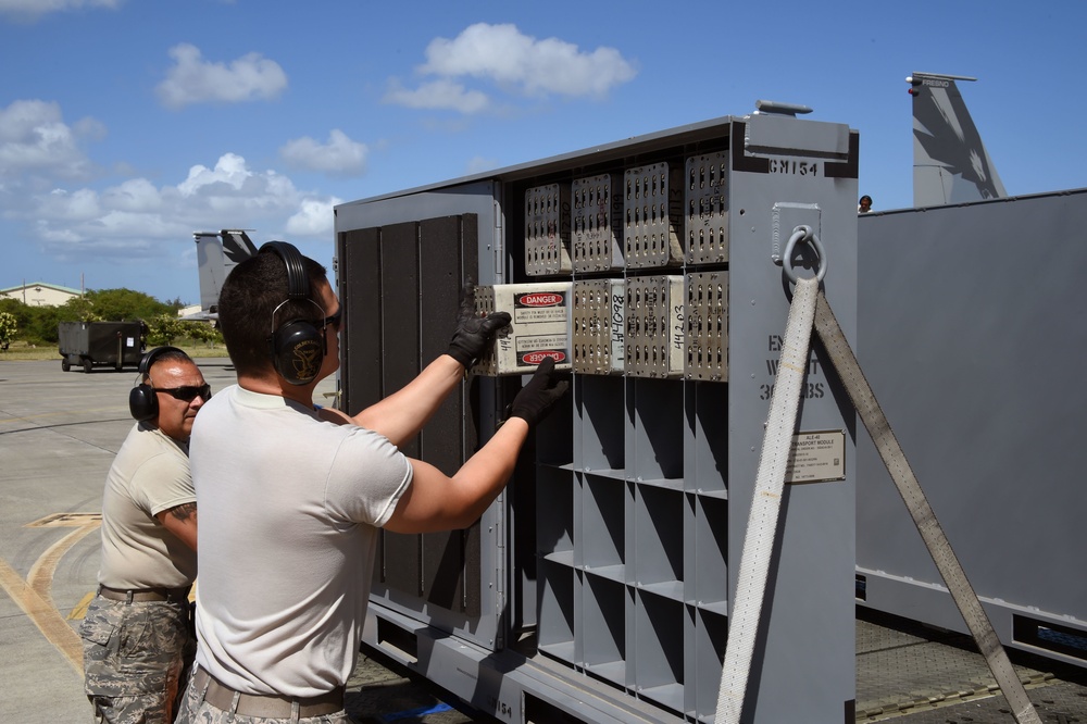 144th Figher Wing, California Air National Guard participates in Sentry Aloha 17-03.