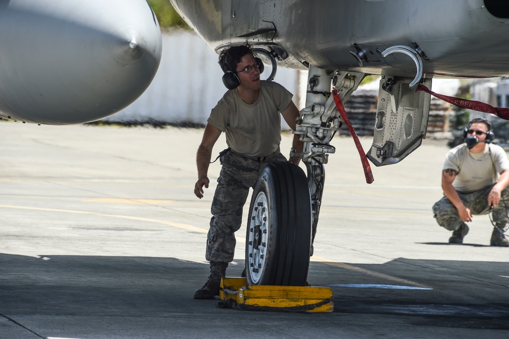 144th Figher Wing, California Air National Guard participates in Sentry Aloha 17-03.