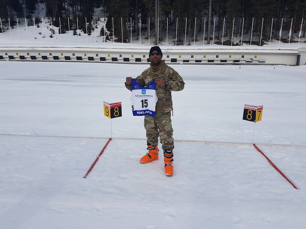 U.S. Soldier represents JFC Naples at NCO Winter Camp in Slovenia