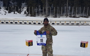 U.S. Soldier represents JFC Naples at NCO Winter Camp in Slovenia