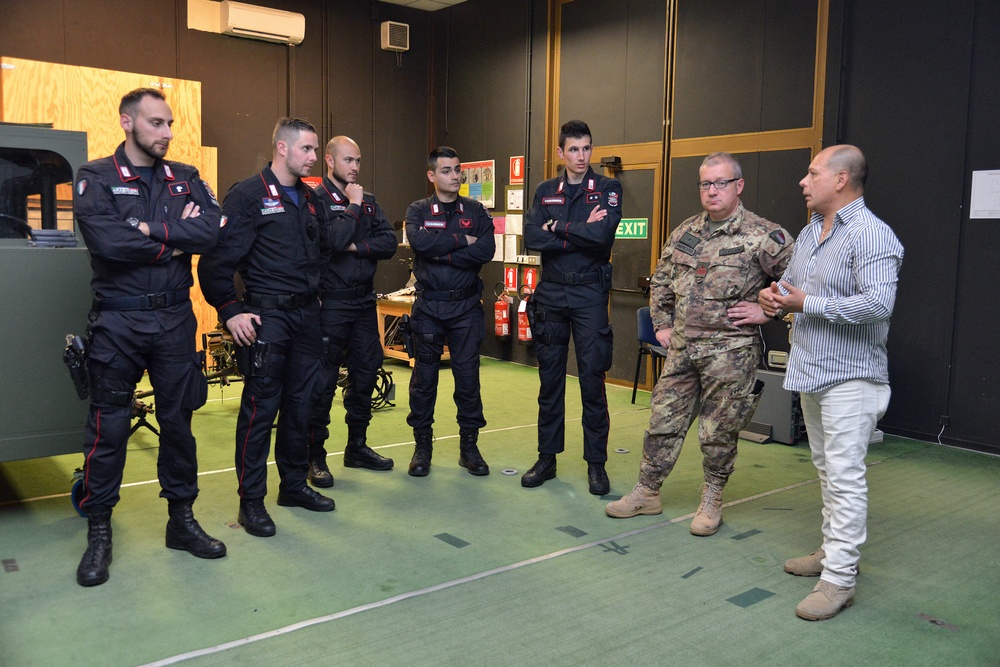 Italian Carabinieri Training at Caserma Ederle, Vicenza, Italy