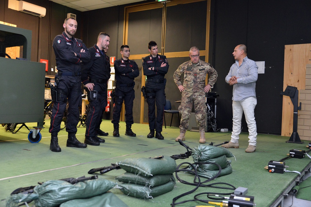 Italian Carabinieri Training at Caserma Ederle, Vicenza, Italy