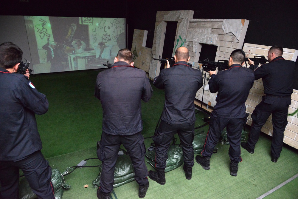 Italian Carabinieri Training at Caserma Ederle, Vicenza, Italy