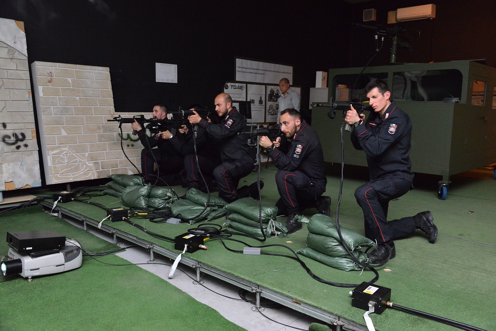 Italian Carabinieri Training at Caserma Ederle, Vicenza, Italy