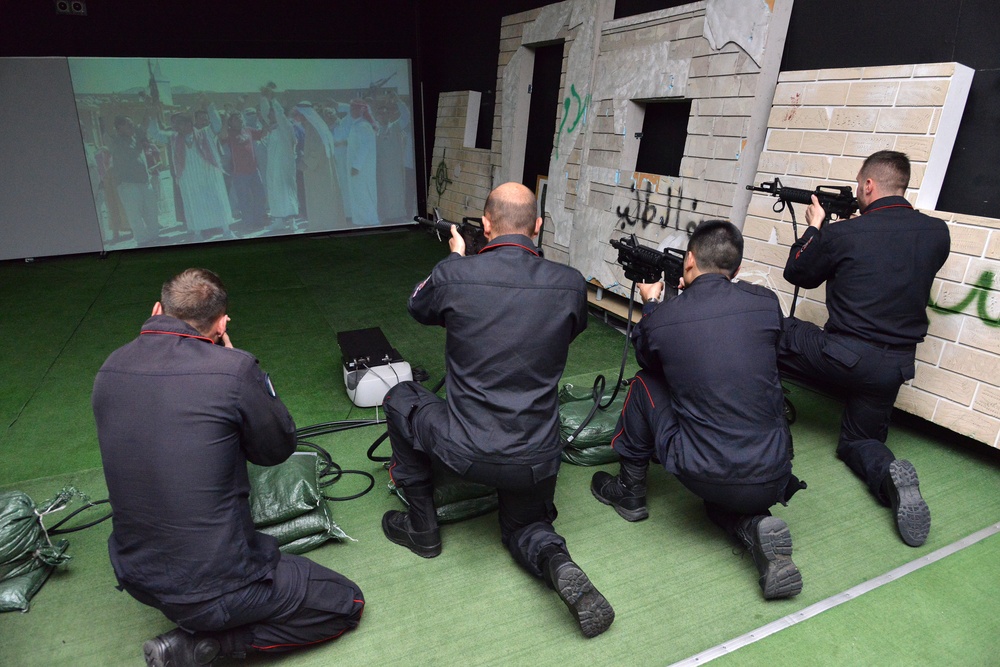 Italian Carabinieri Training at Caserma Ederle, Vicenza, Italy