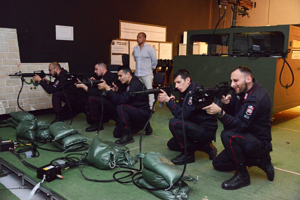 Italian Carabinieri Training at Caserma Ederle, Vicenza, Italy