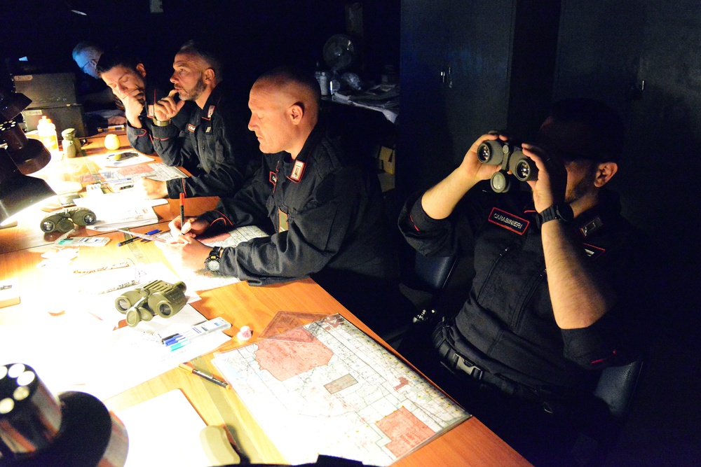 Italian Carabinieri Training at Caserma Ederle, Vicenza, Italy