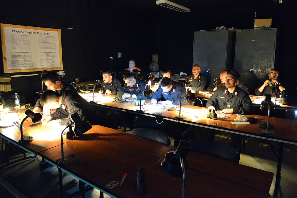 Italian Carabinieri Training at Caserma Ederle, Vicenza, Italy