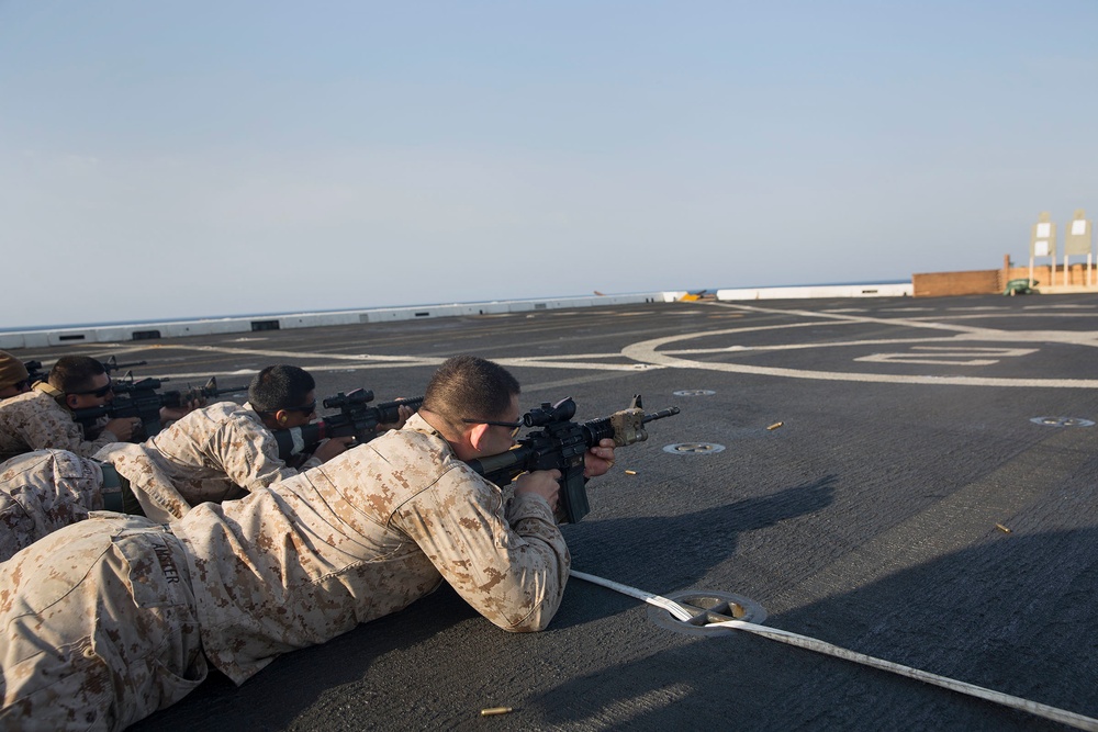 Live-fire training exercise