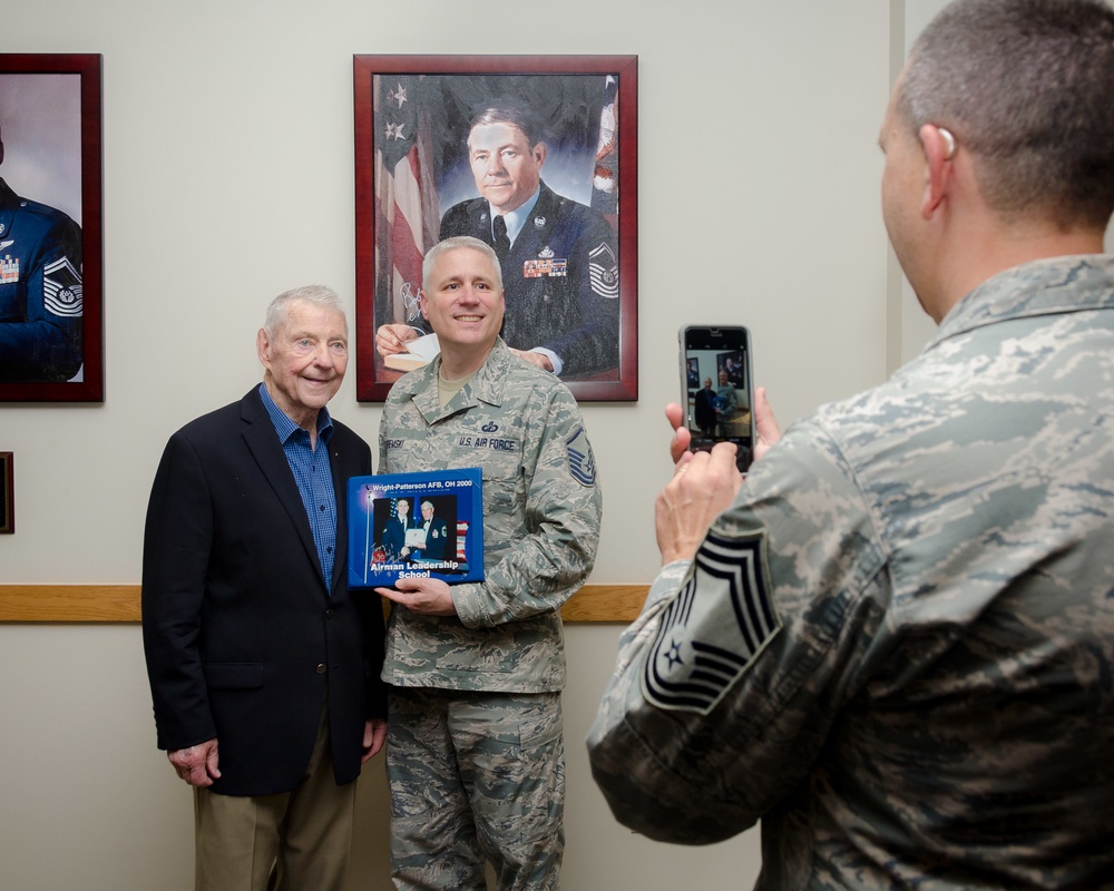 Retired CMSAF visits JBSA-Lackland