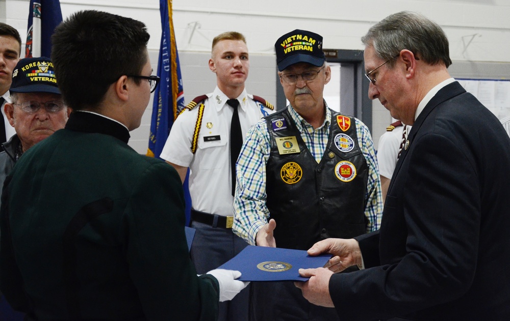 Vietnam veterans recognized by Congressman Goodlatte in Staunton ceremony