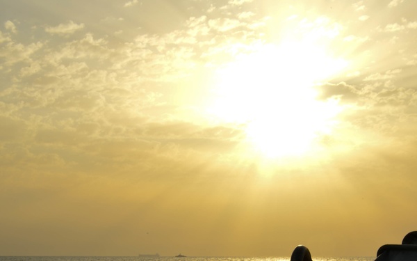 Elite Special Forces from GCC and U.S. simulate a raid on hijacked tanker