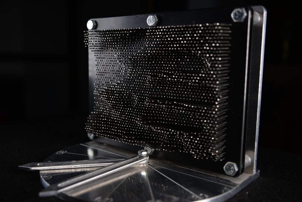 Air Force officer’s inventions inspired by Pin Art, E Ink