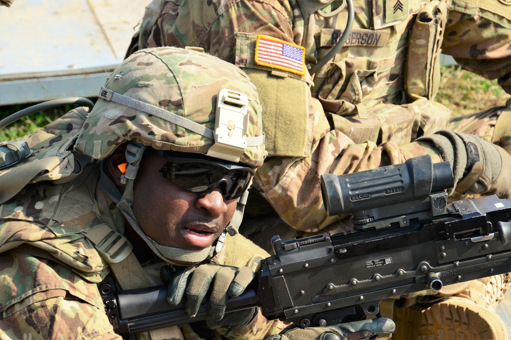 M240 Machine Gun Zeroing in Orzysz Poland