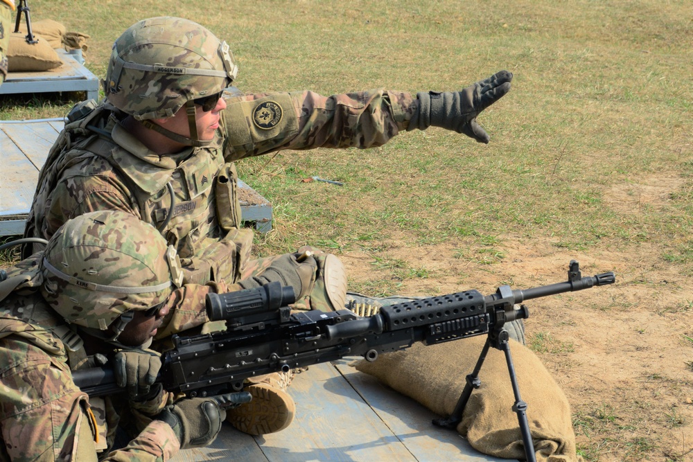 M240 Machine Gun Zeroing in Orzysz Poland