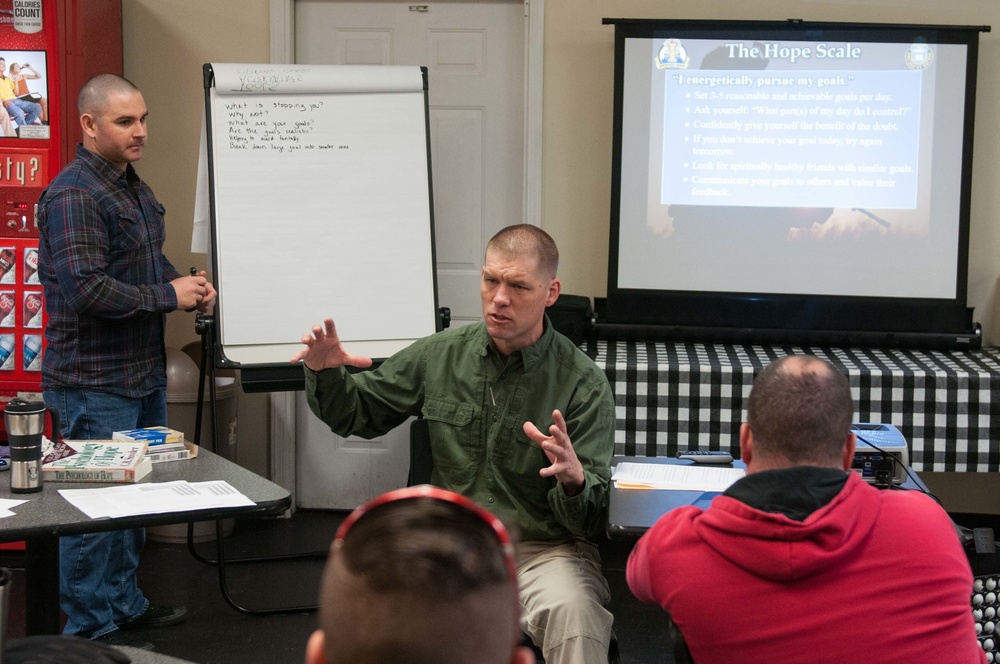 I CORPS HHB chaplain on track with HSI training with NCOs
