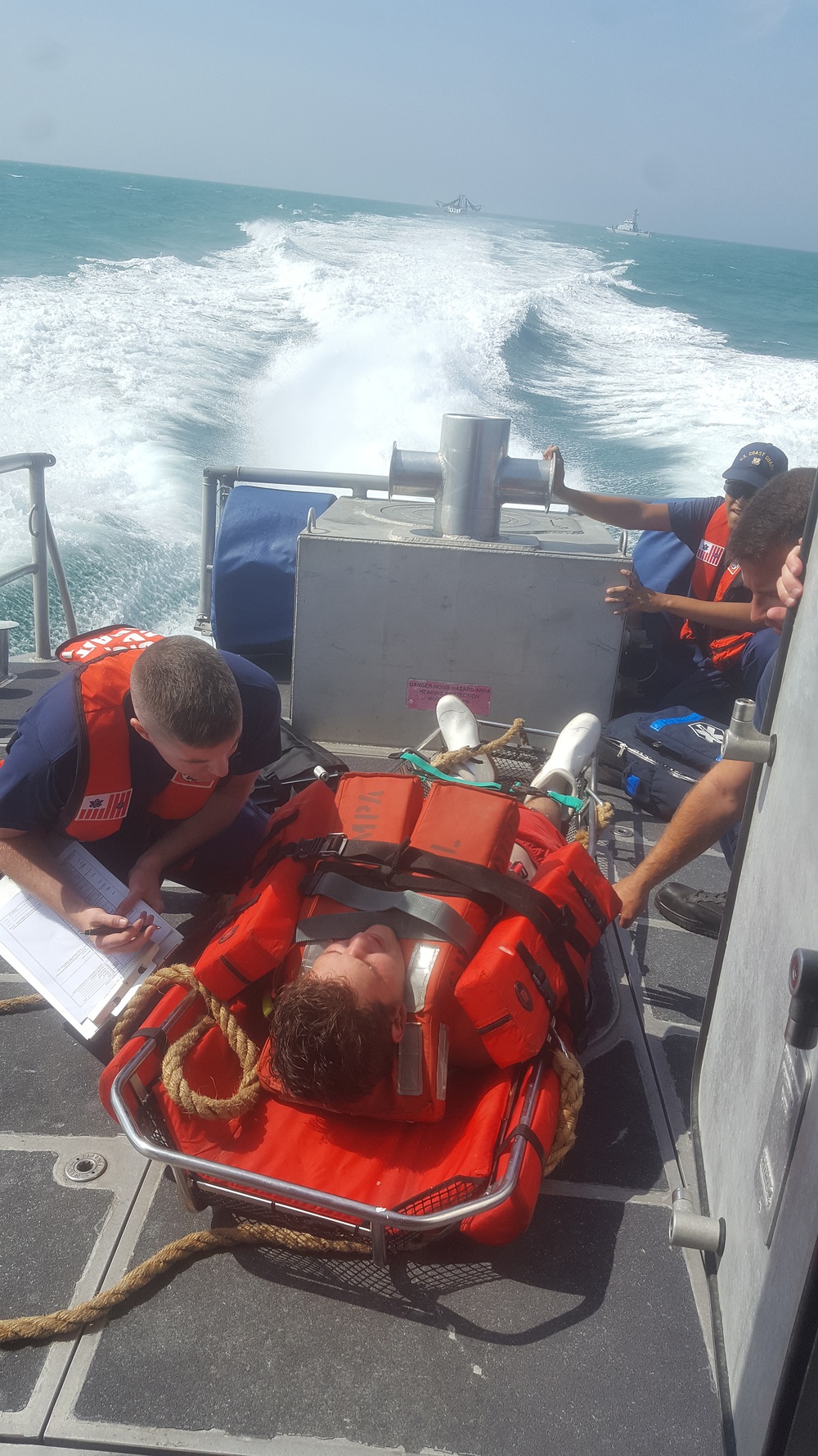 Coast Guard medevacs man, 19, from shrimping boat