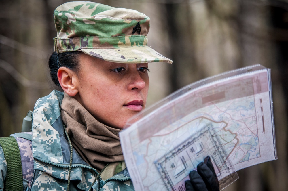 80th Training Command and 99th Regional Support Command's Best Warrior Competition - Daytime Land Navigation