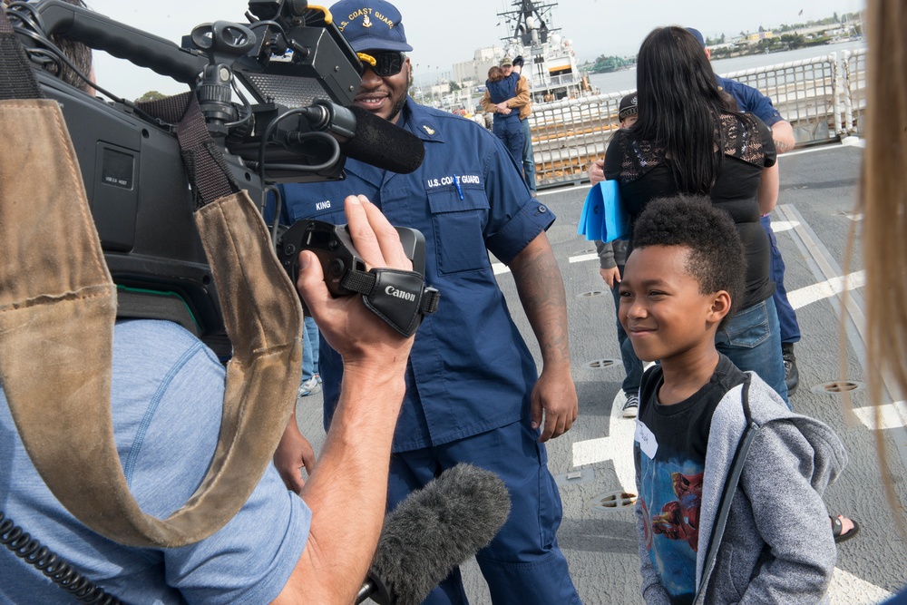 Alameda-based Coast Guard crew returns home after fisheries patrol