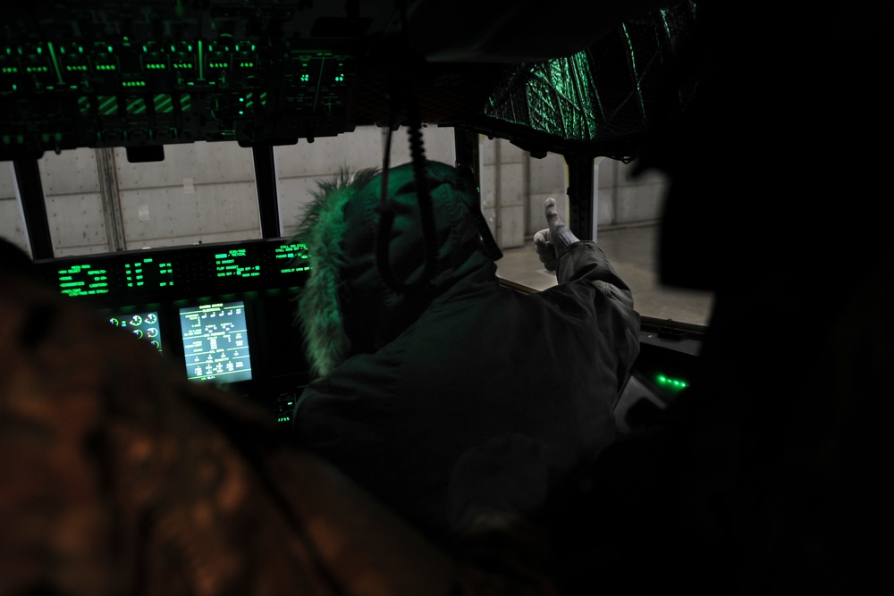 AC-130J undergoes arctic temperature cold soak