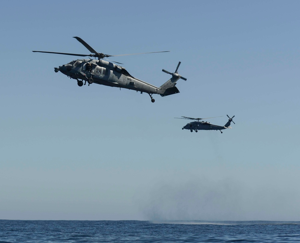 Nimitz Carrier Strike Group conducts a COMPTUEX