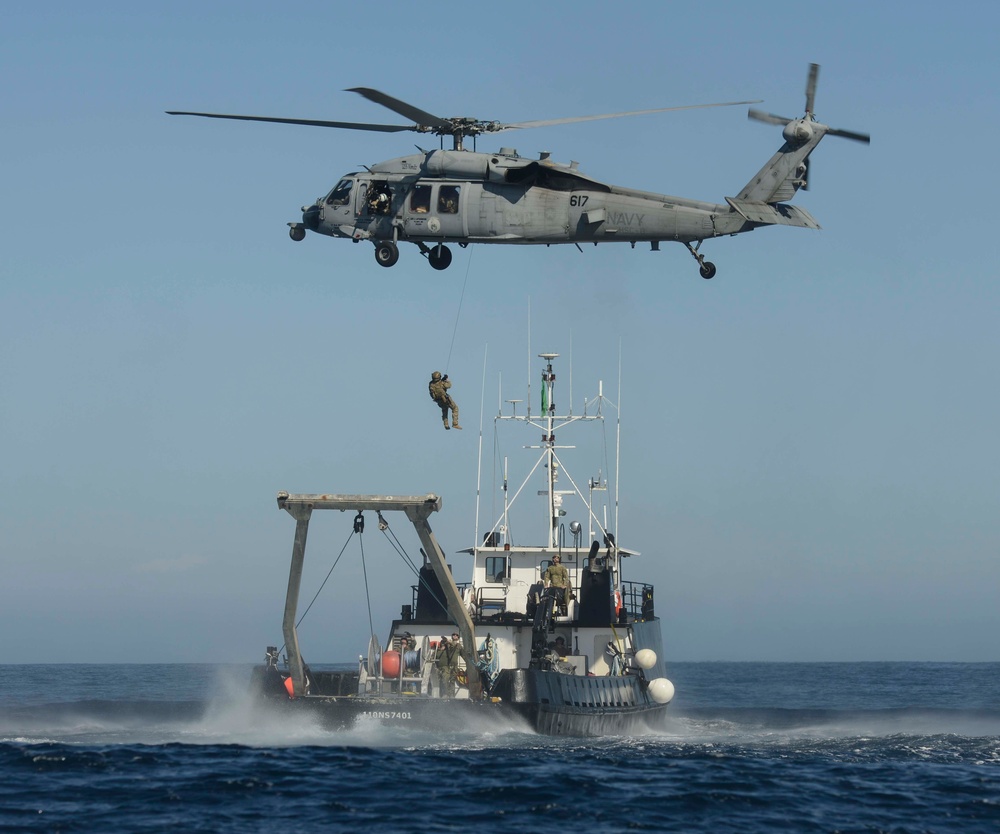 EOD Conducts HVBSS Exercise