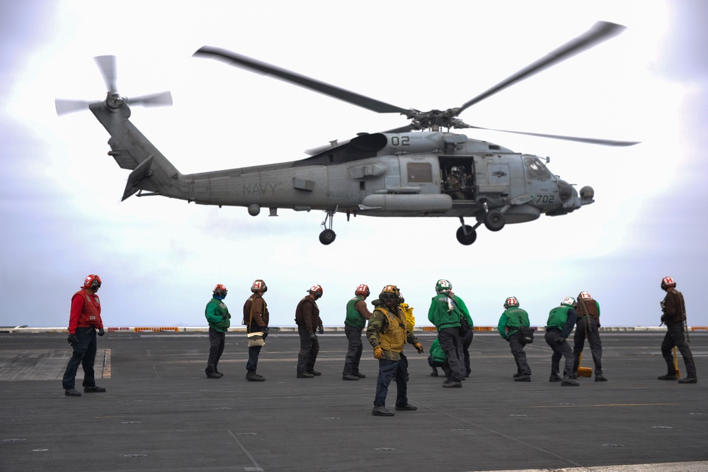 Sailors Conduct Flight Ops