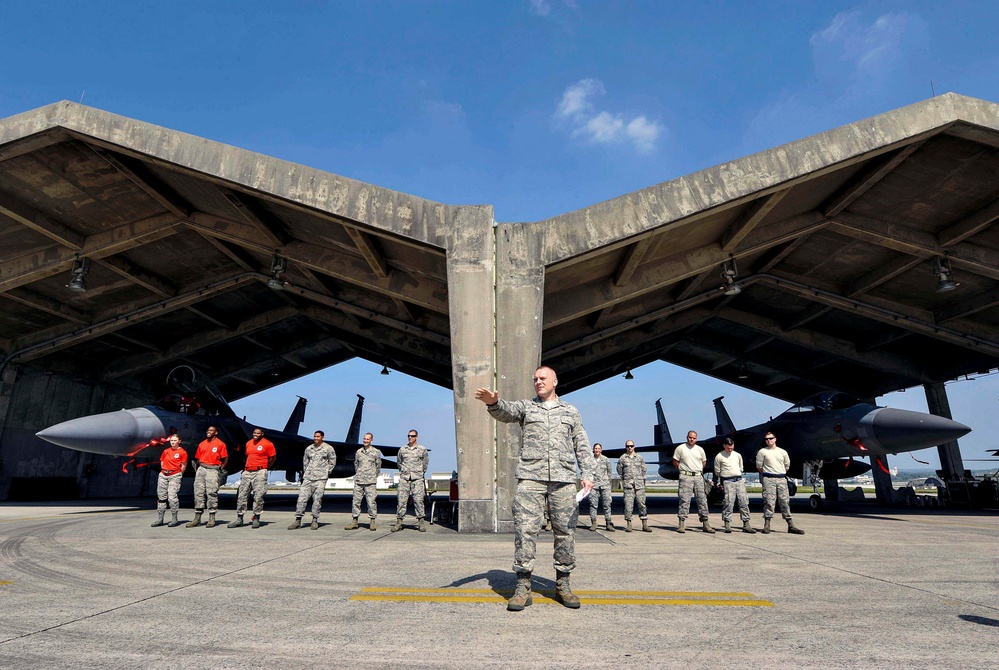 Weapons load crews competed for their talent