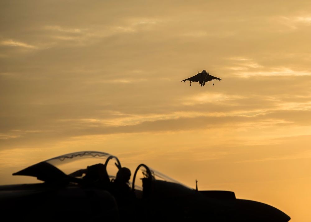 USS MAKIN ISLAND FLIGHT OPS